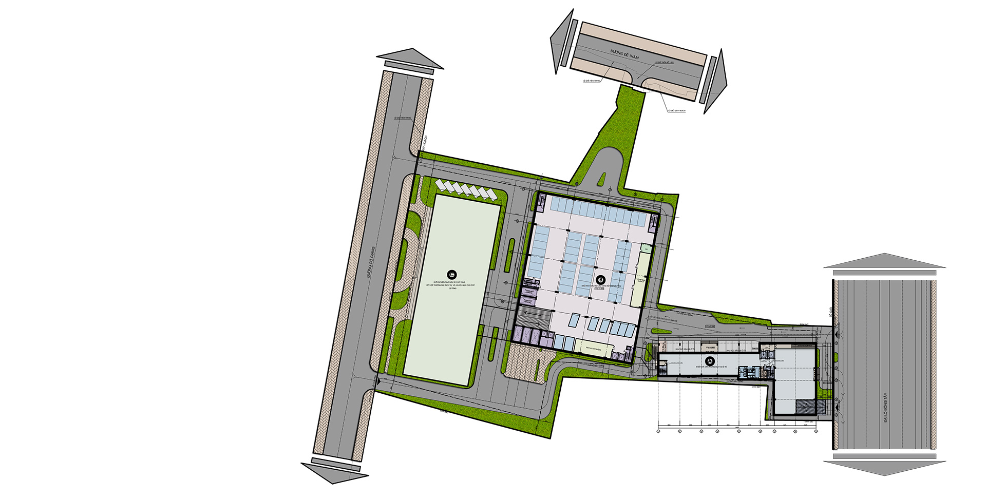 Samco Building Layout Samco Showroom and Car Parking - TwoG Architecture